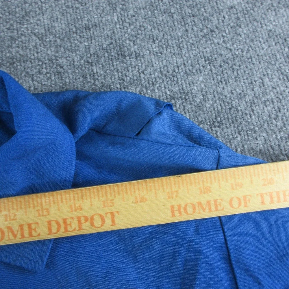 Workrite FR Coveralls Mens 50R Blue Twill Flame Resistant Mechanic Workwear USA